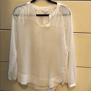 White Cabi long sleeve top